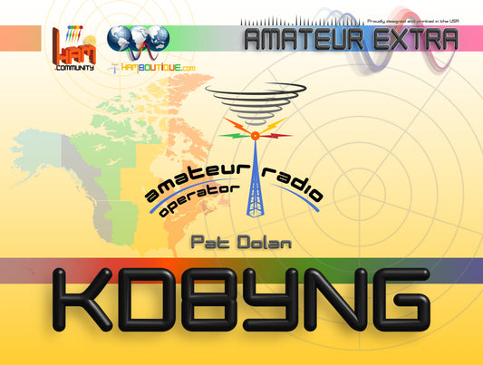 Ham S Big Callsign (w/free callsign, name, class)