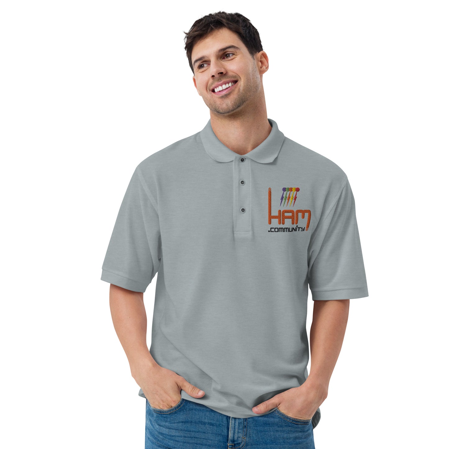 Ham Community Men's Premium Polo
