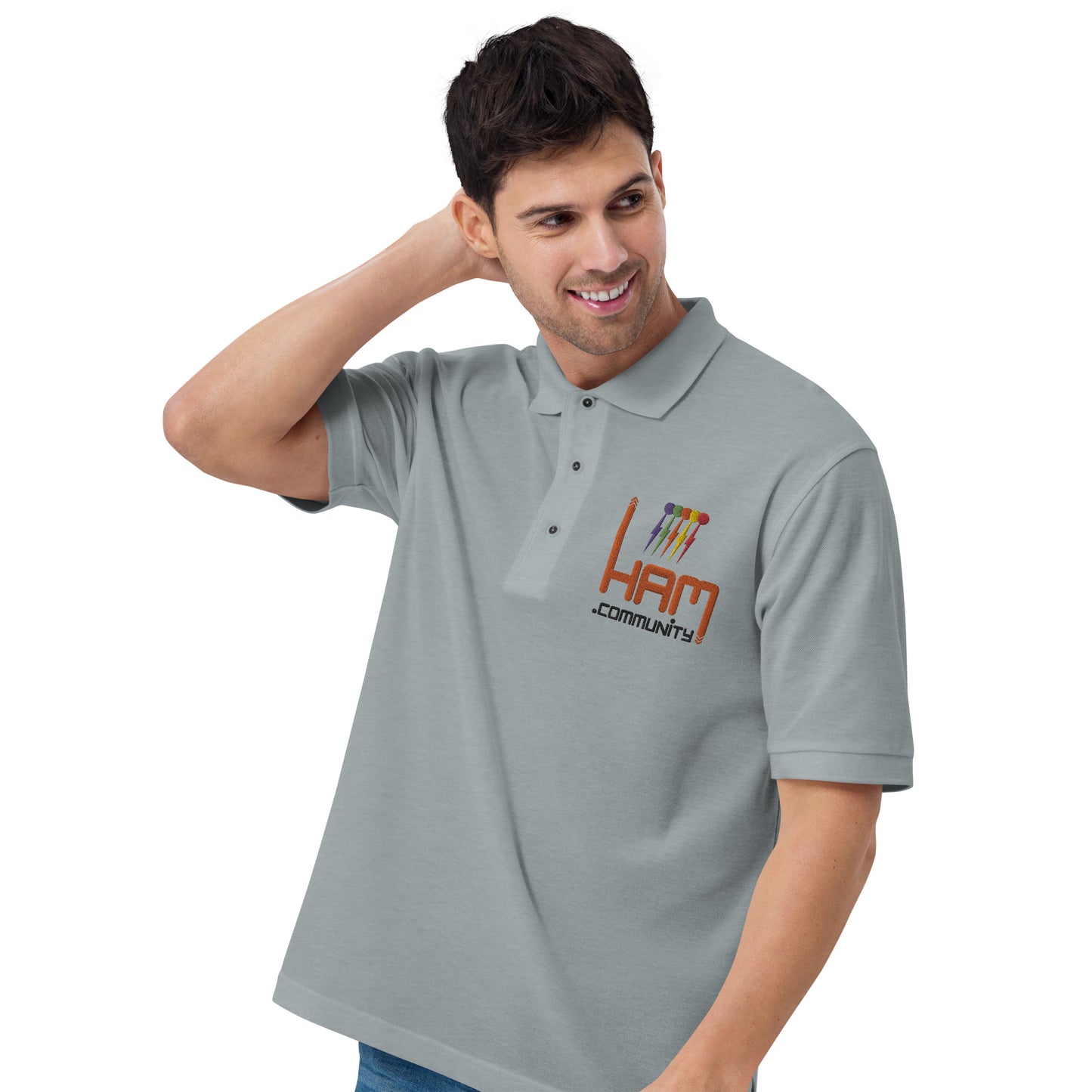 Ham Community Men's Premium Polo