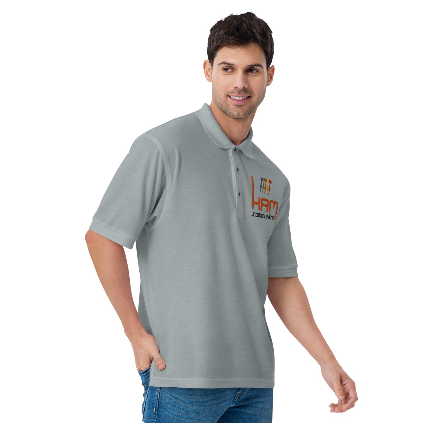 Ham Community Men's Premium Polo