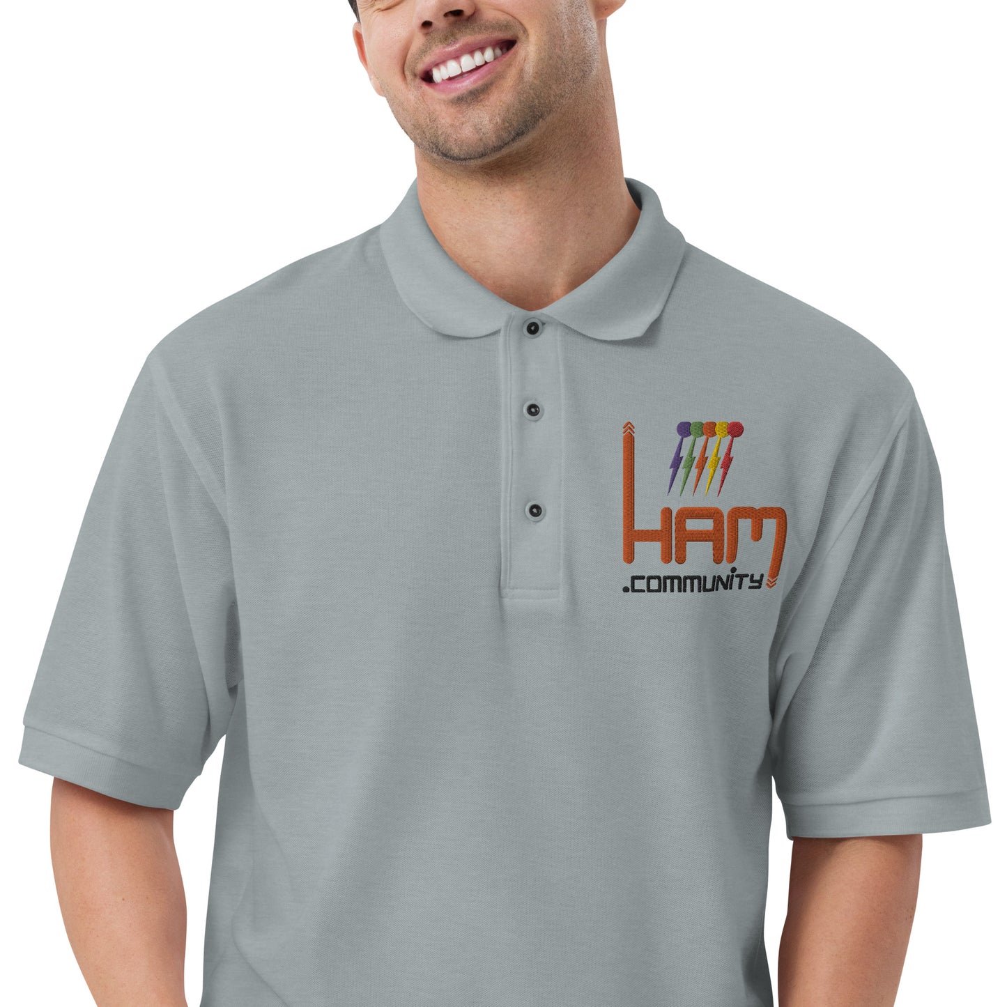 Ham Community Men's Premium Polo