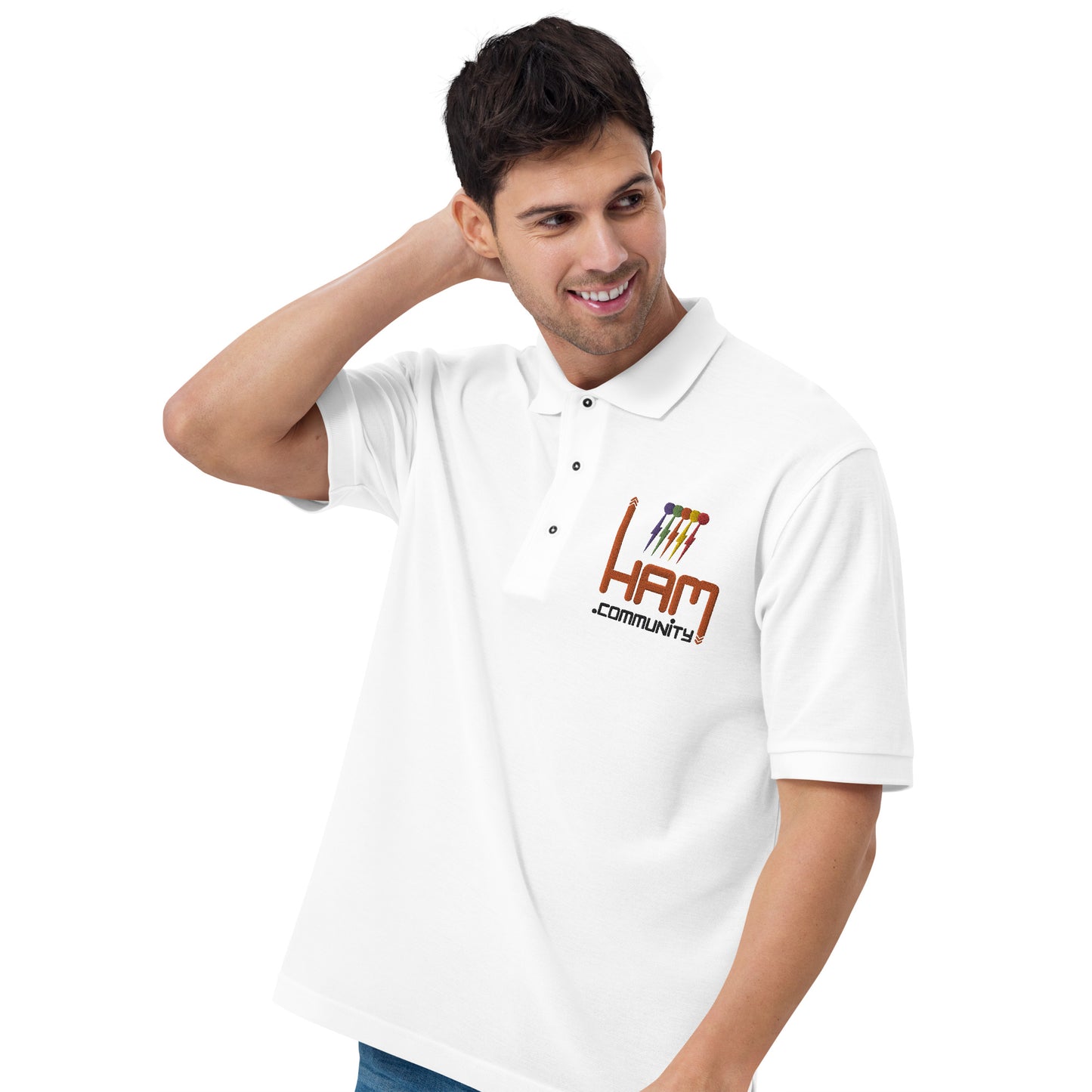 Ham Community Men's Premium Polo
