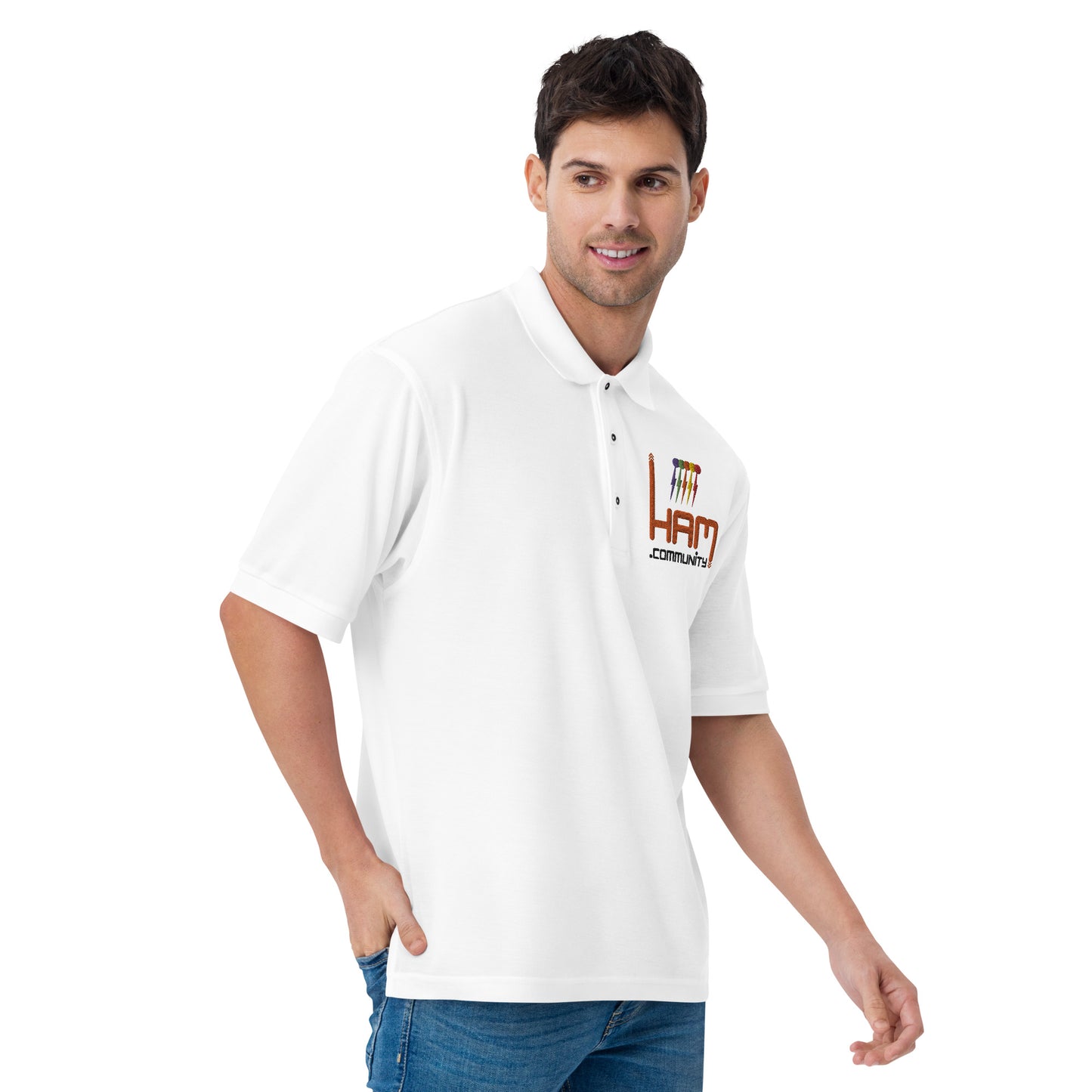 Ham Community Men's Premium Polo
