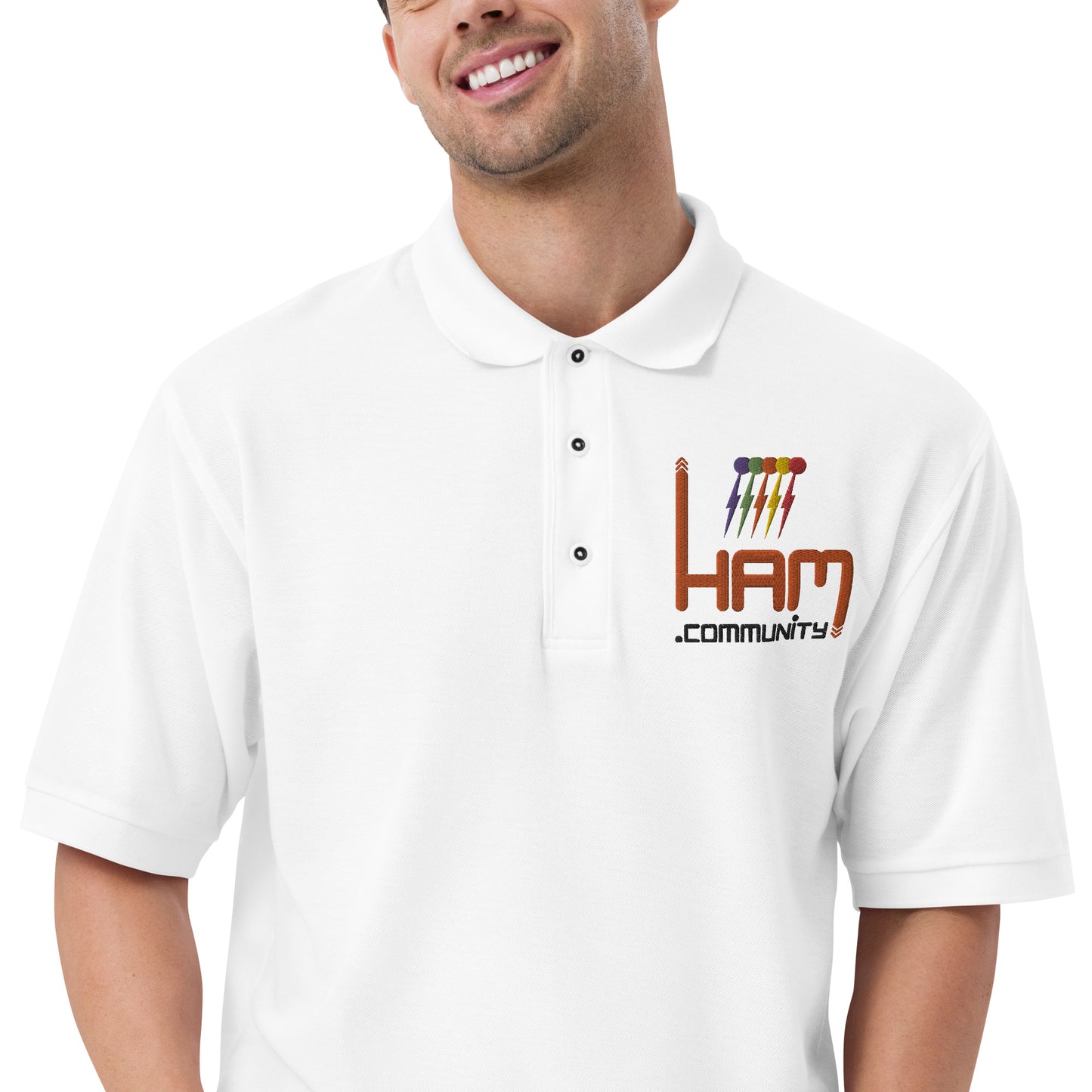 Ham Community Men's Premium Polo