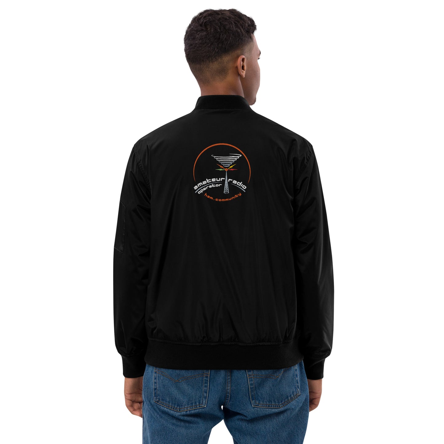 Ham Community Premium recycled bomber jacket