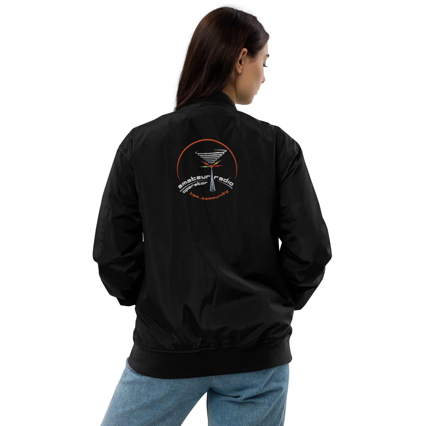 Ham Community Premium recycled bomber jacket