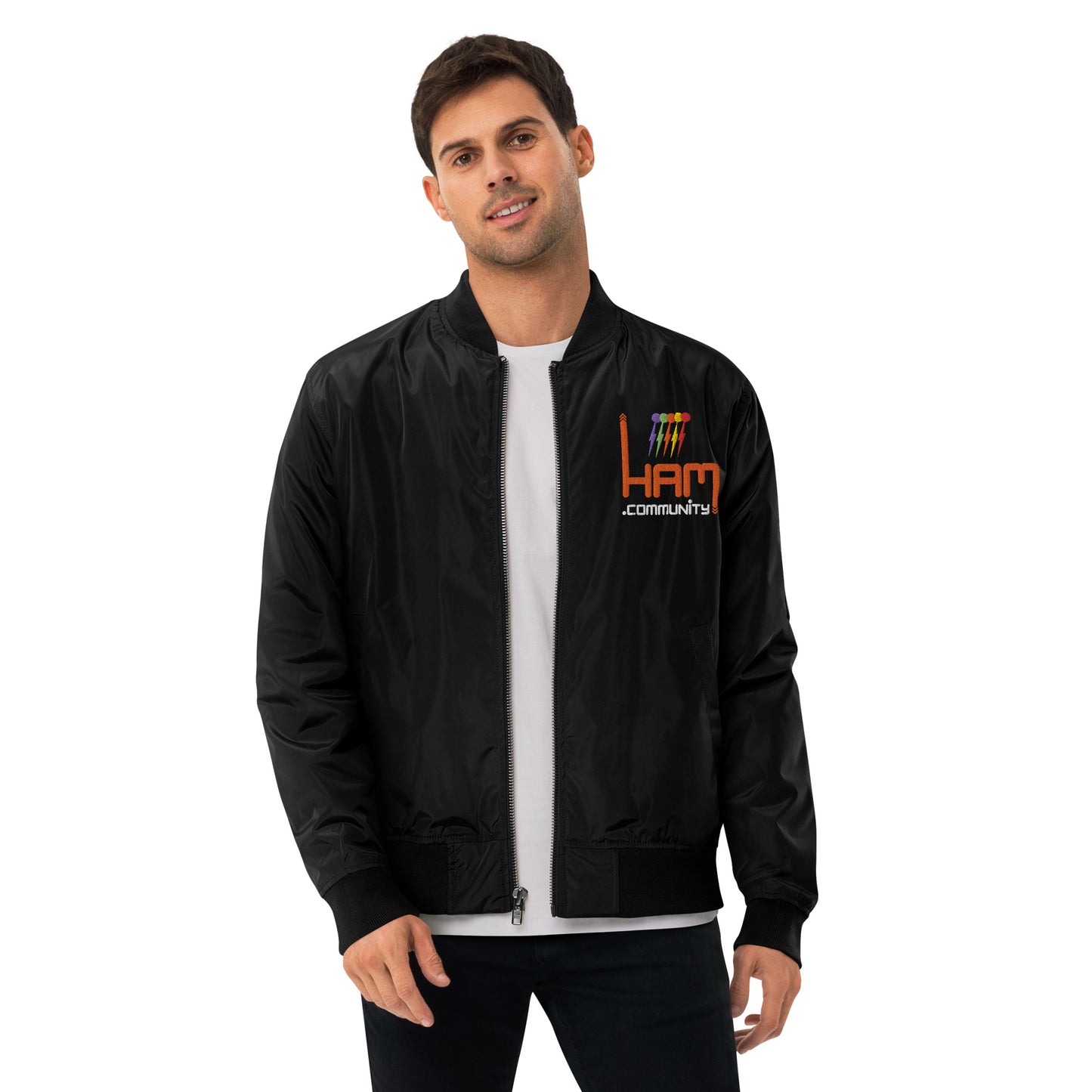 Ham Community Premium recycled bomber jacket