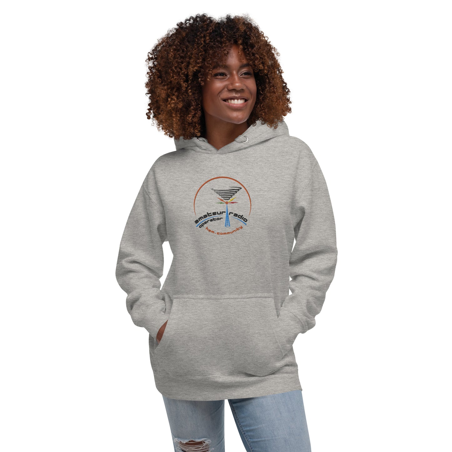 'Amateur Radio' ladies' premium hoodie