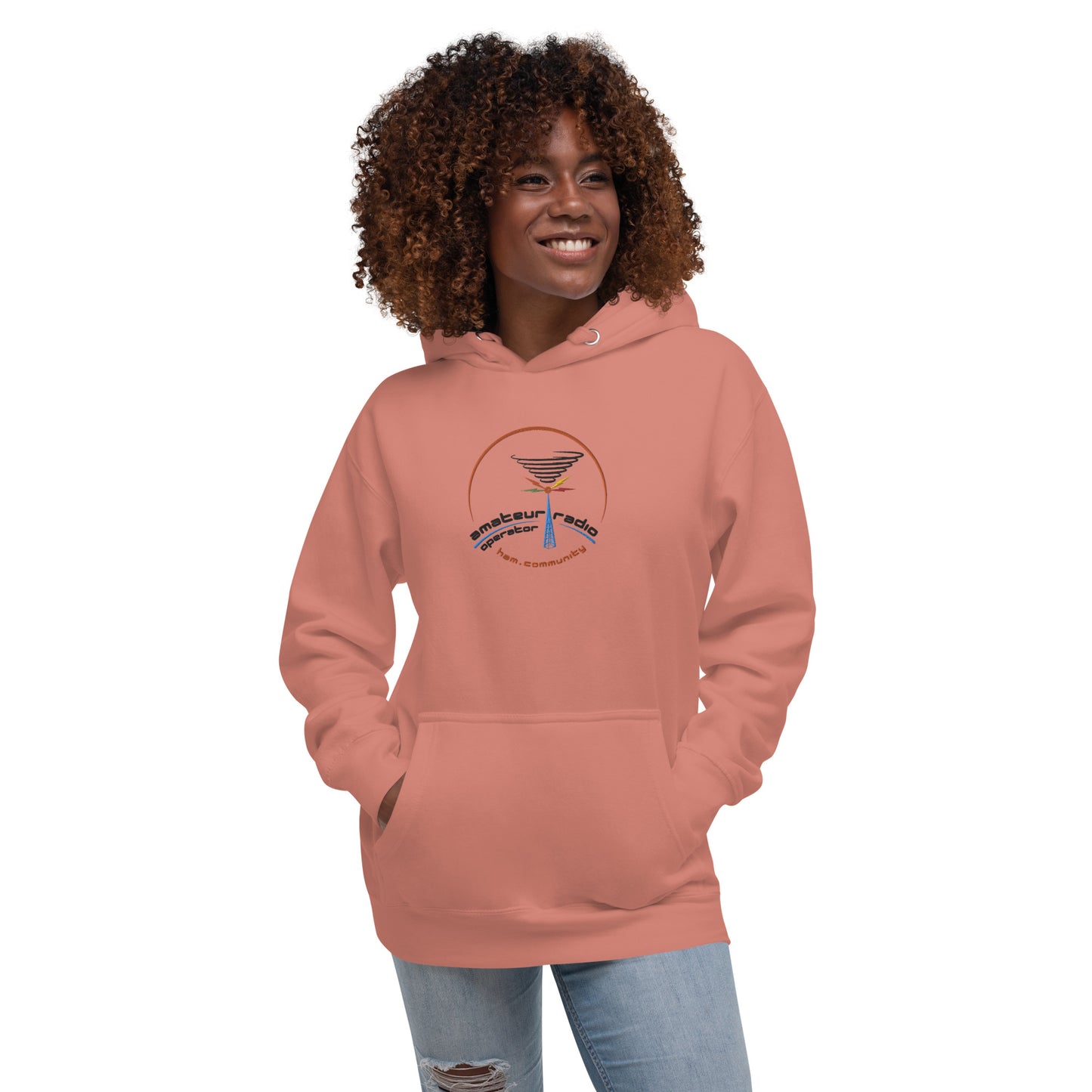 'Amateur Radio' ladies' premium hoodie