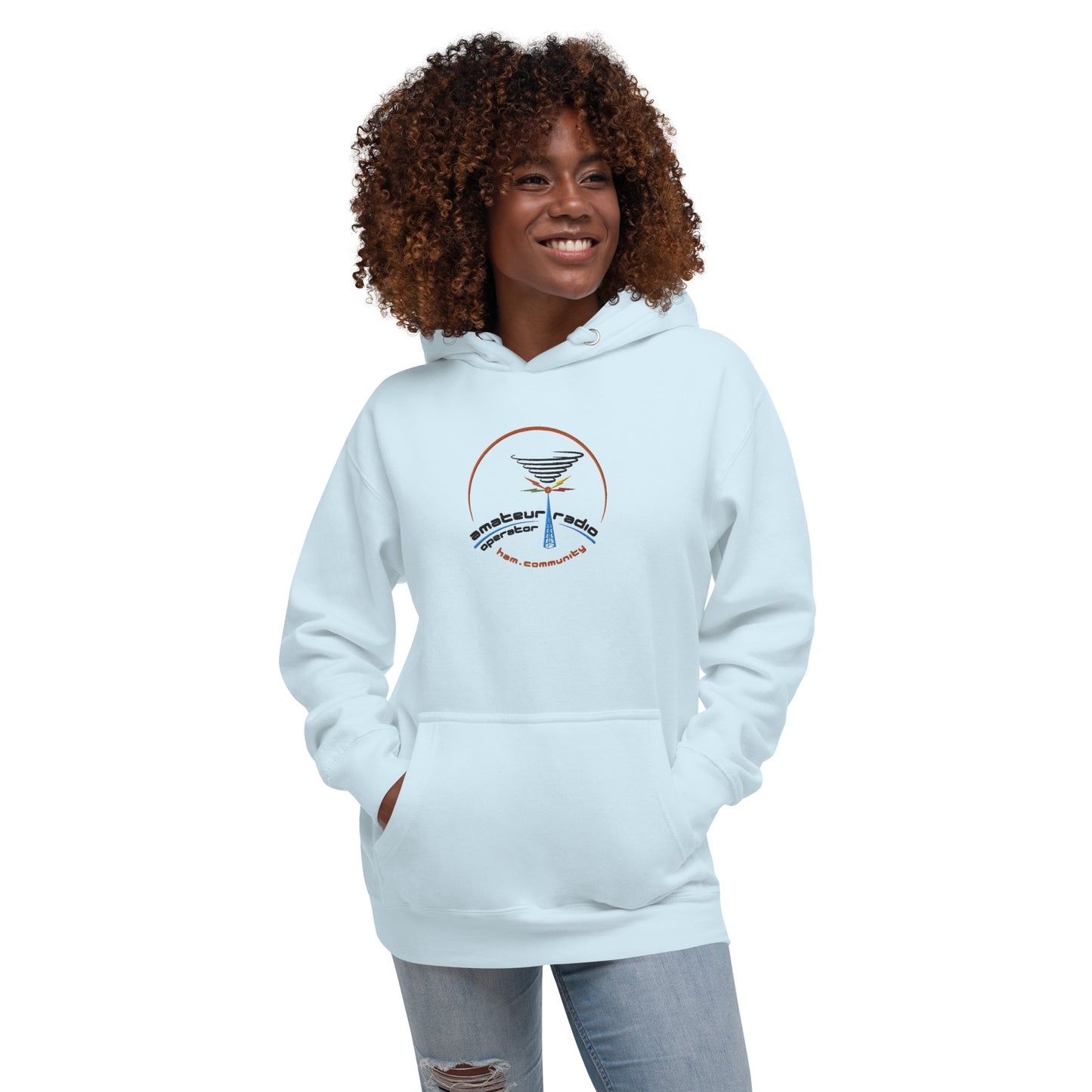 'Amateur Radio' ladies' premium hoodie