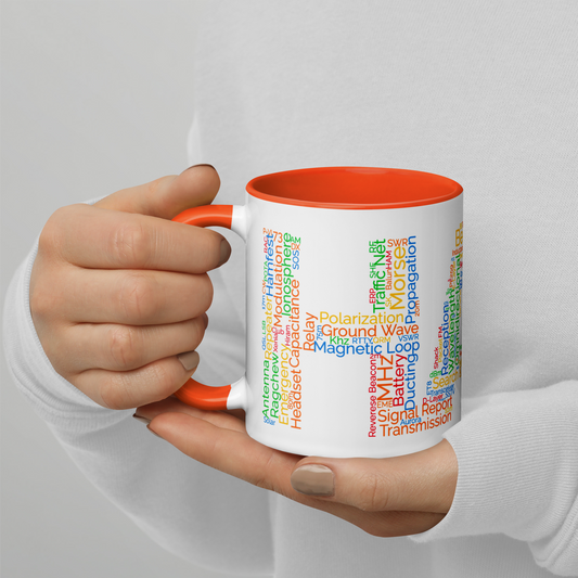 Ham words Mug with Color Inside