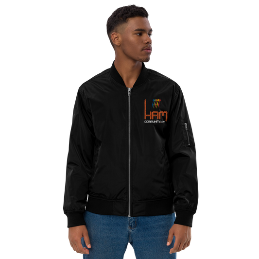 Ham Community Premium recycled bomber jacket
