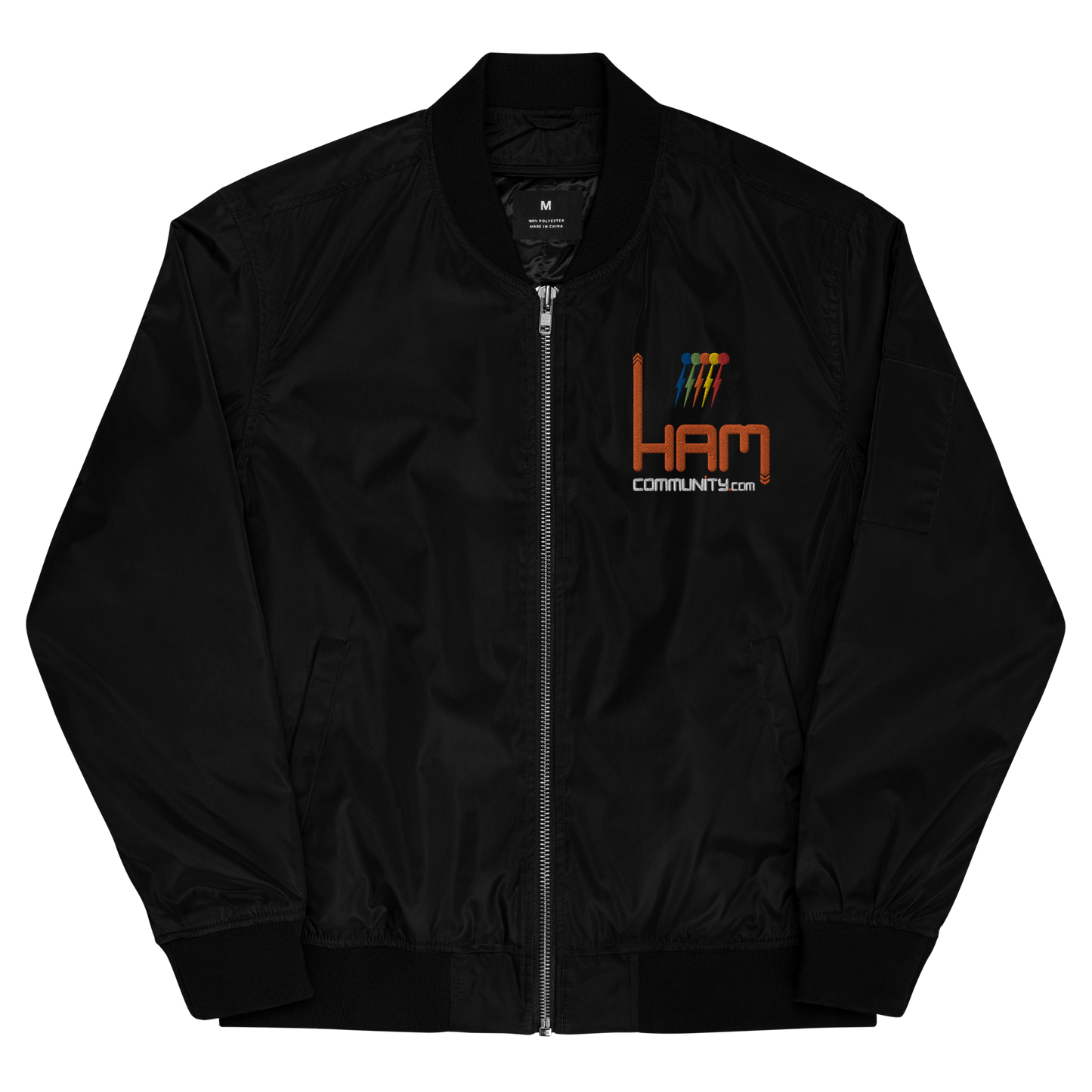 Ham Community Premium recycled bomber jacket