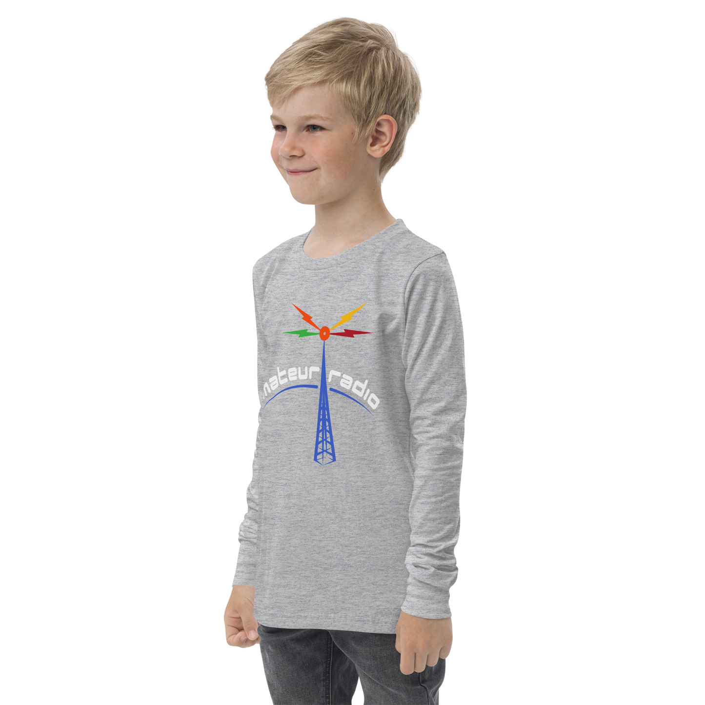 'Amateur Radio' premium youth long sleeve tee