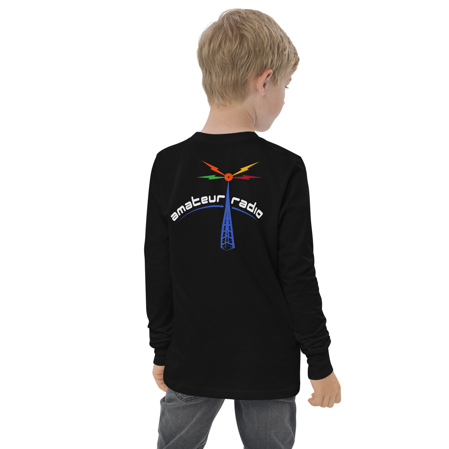 'Amateur Radio' premium youth long sleeve tee