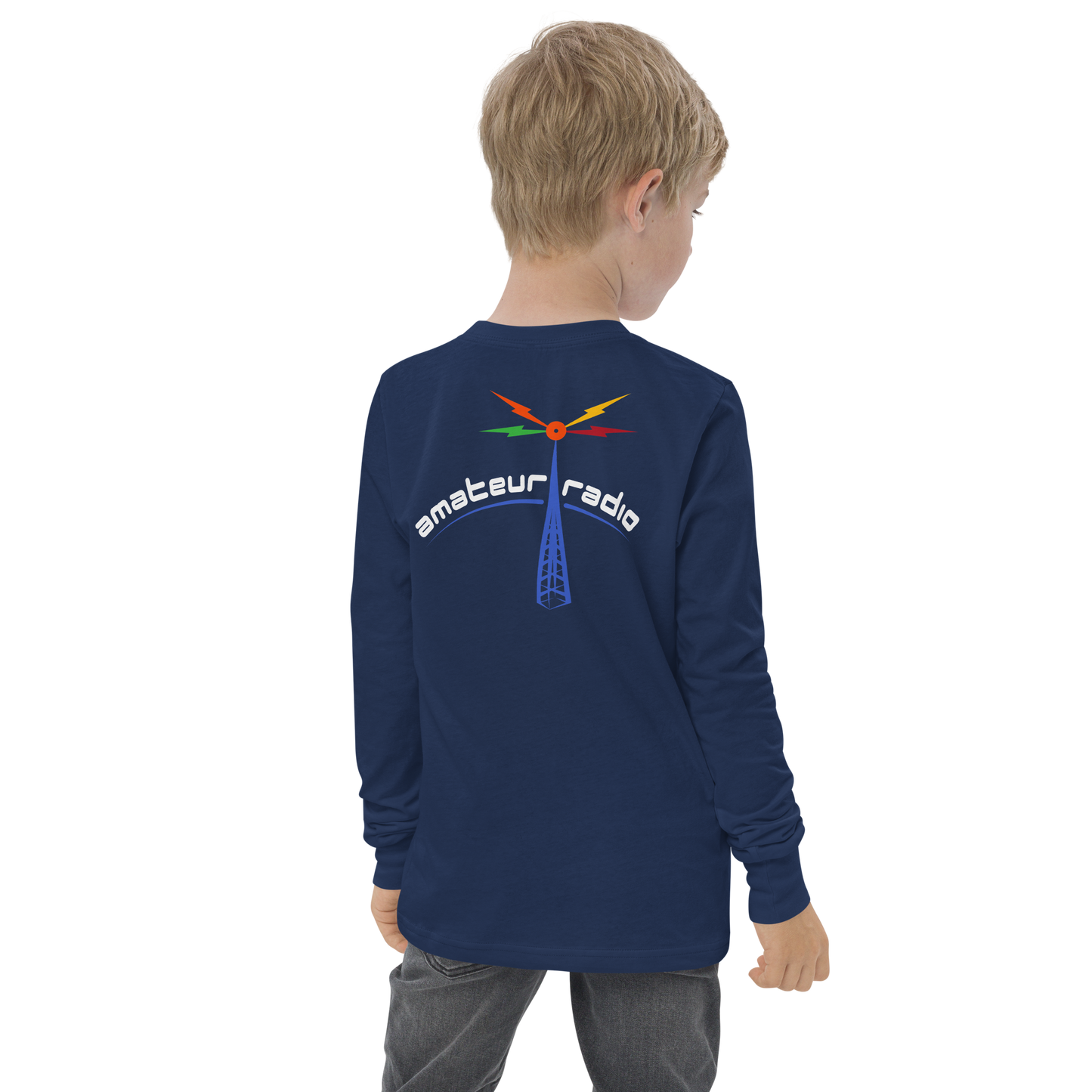'Amateur Radio' premium youth long sleeve tee