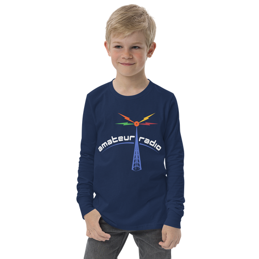 'Amateur Radio' premium youth long sleeve tee