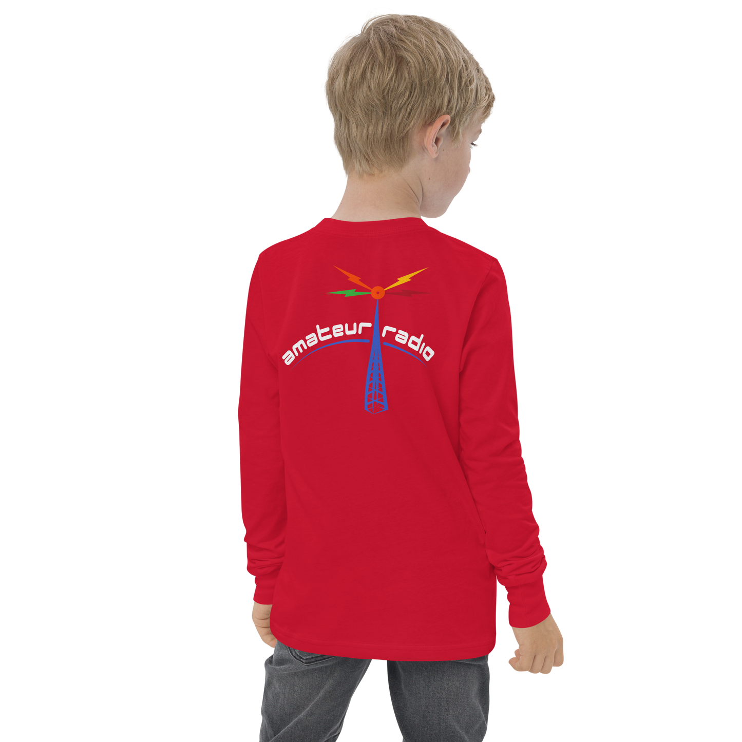'Amateur Radio' premium youth long sleeve tee