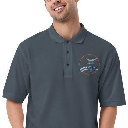 'Amateur Radio' men's premium polo