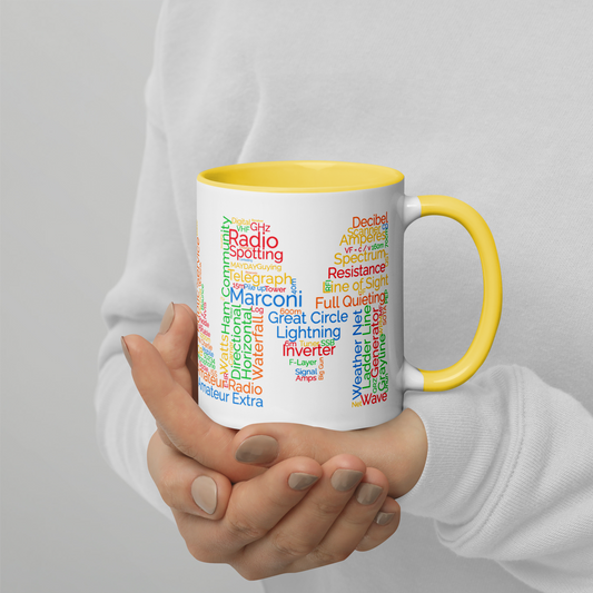 'Ham Words' - Mug with Color Inside V2
