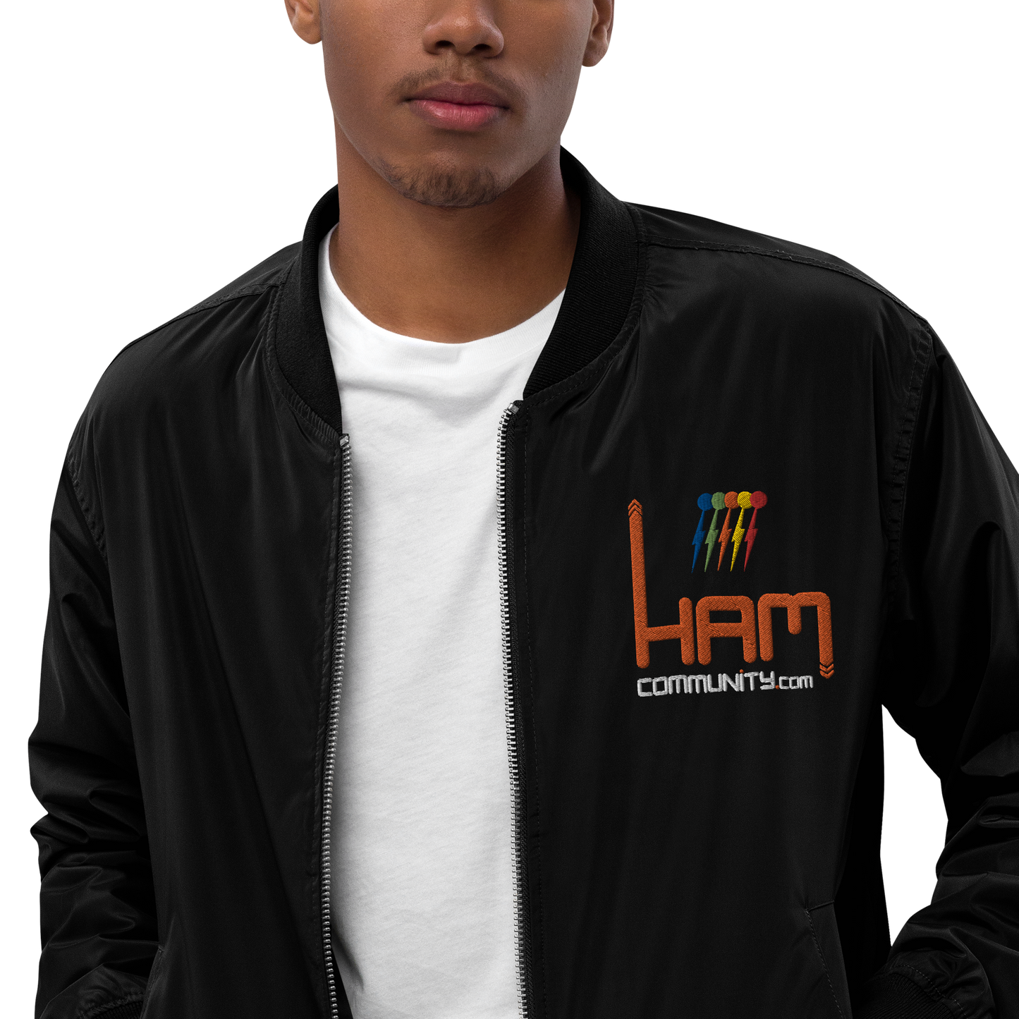 Ham Community Premium recycled bomber jacket