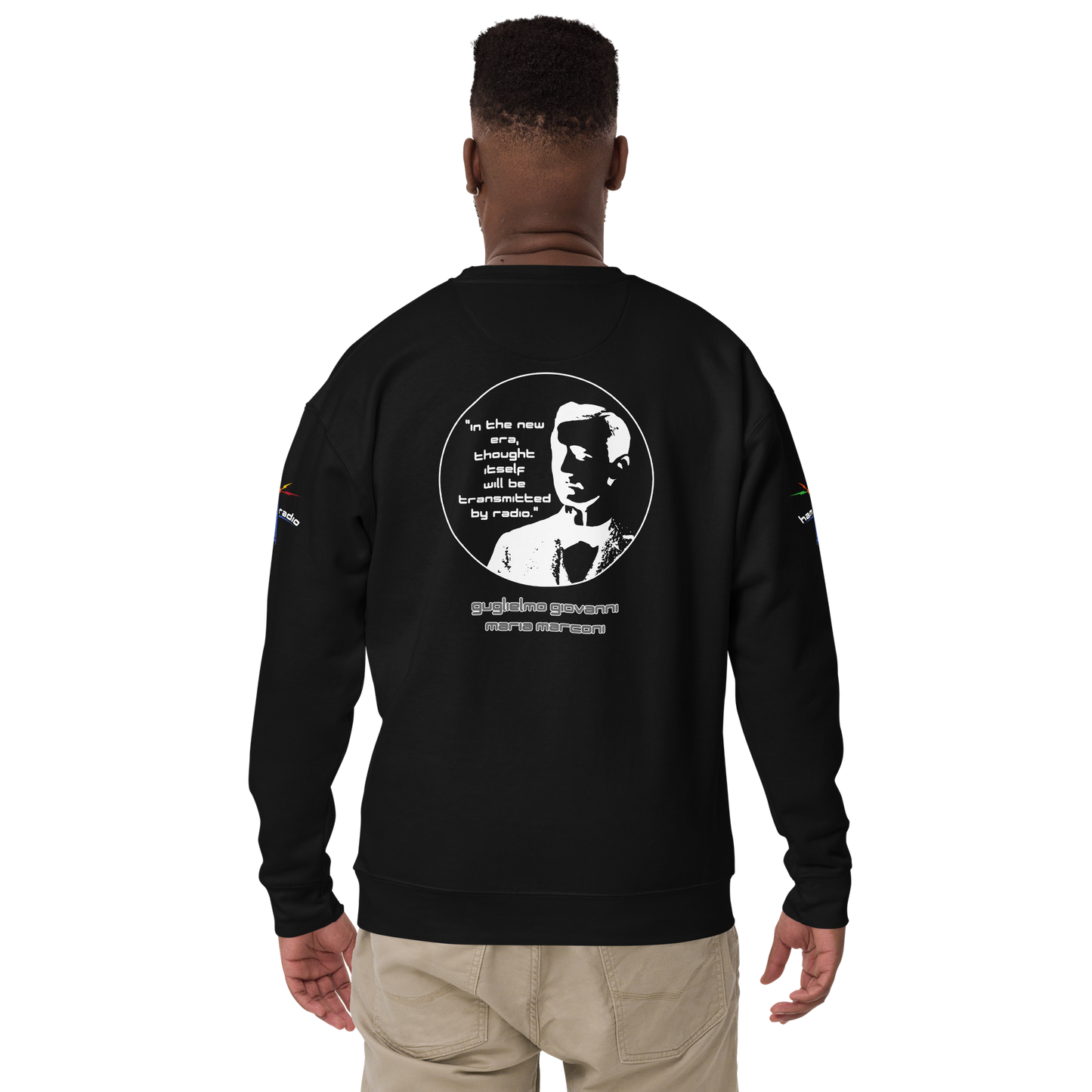 'Marconi' unisex premium sweatshirt (w/free callsign)