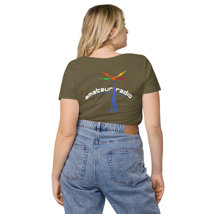 'Hertz' women’s fitted v-neck t-shirt (w/free callsign)